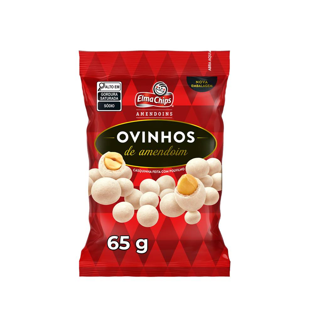 Elma chips ovinhos de amendoim (65 g)