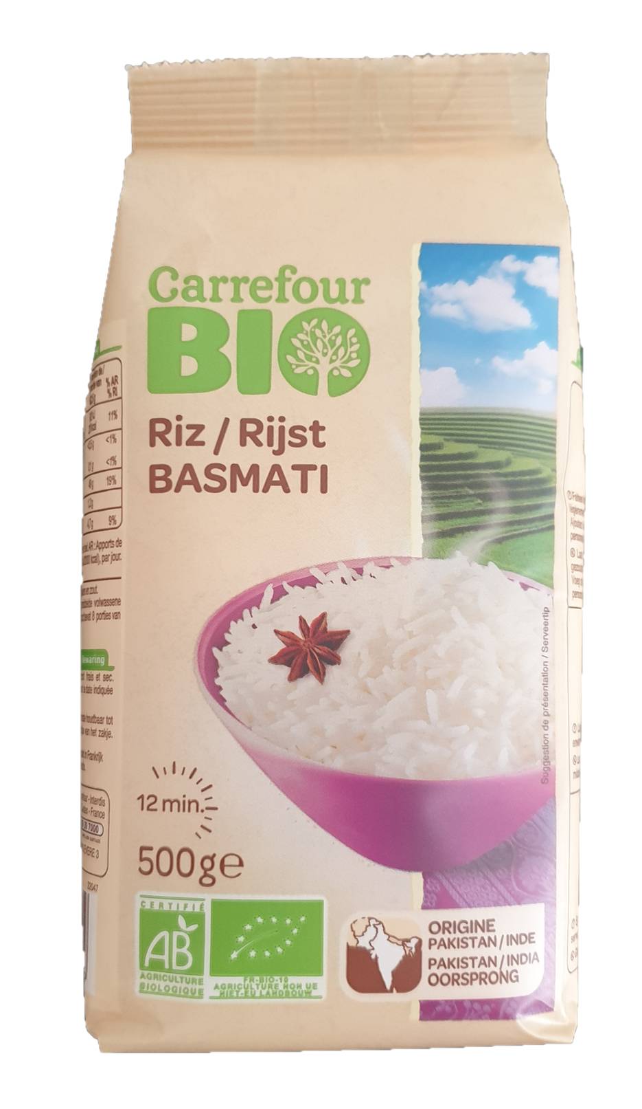 Carrefour Bio - Riz basmati