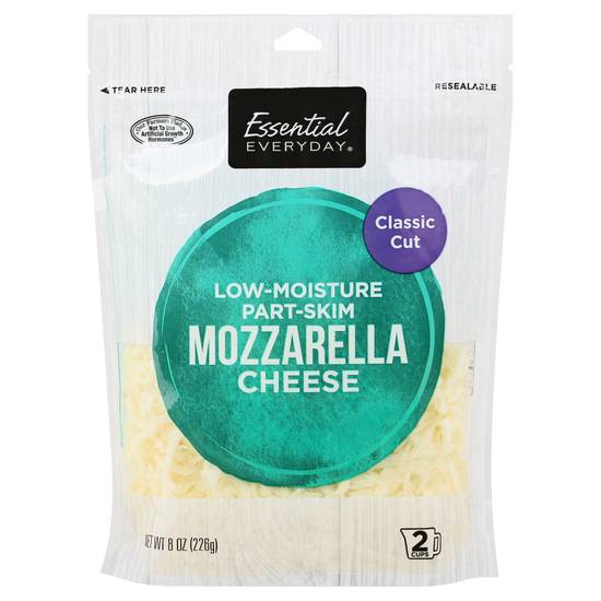 Essential Everyday Classic Cut Mozzarella Cheese
