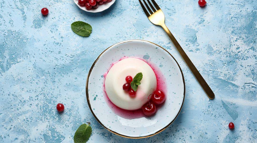 Panna cotta vanille et cerise 🍒🍮