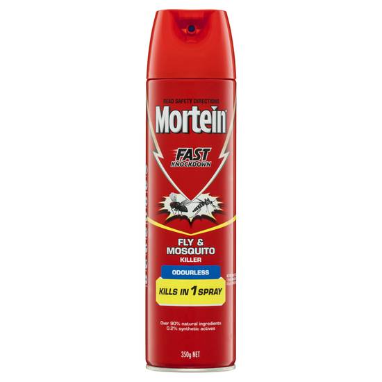 Mortein Odourless Fly & Mosquito Killer Spray 350g