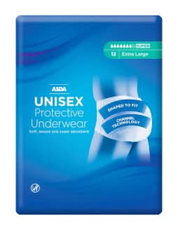 ASDA 12 Extra Large Unisex Protective Underwear