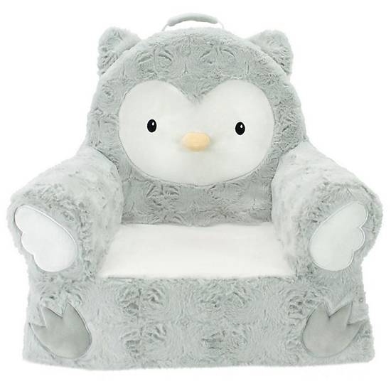 Animal Adventure® Sweet Seats™ Owl Character Chair in Grey
