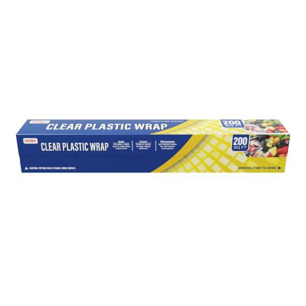 Meijer Clear Plastic Wrap