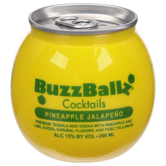 Buzzballz Cocktails (200 ml) (pineapple-jalapeno)