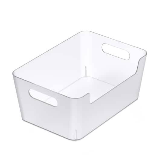 Medium Clear Open Storage Bin By Simply Tidy