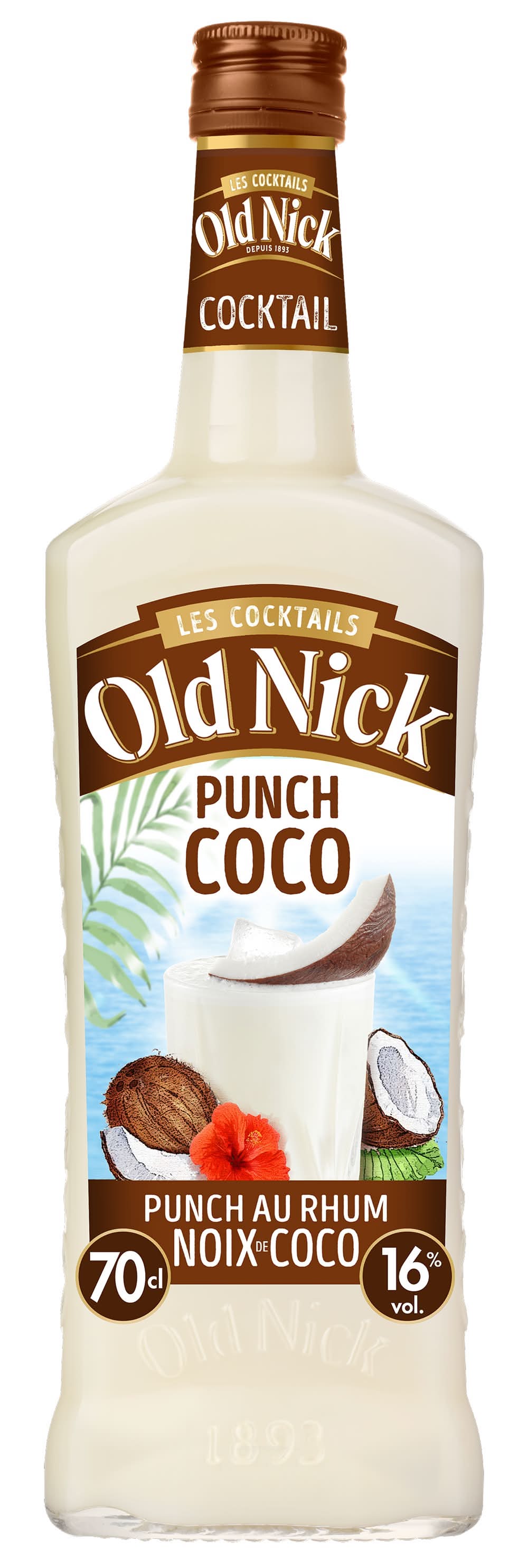 Old Nick - Punch au rhum, noix de coco (700ml)
