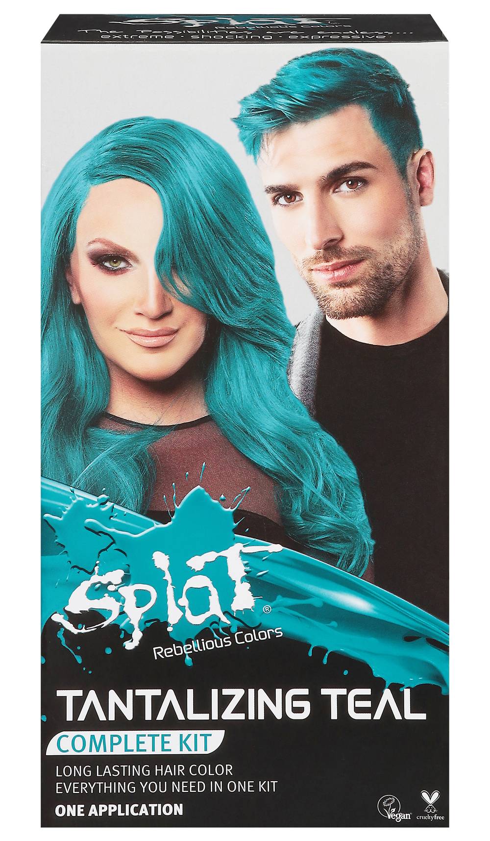 Splat Hair Color Complete Kit, Tantalizing Teal