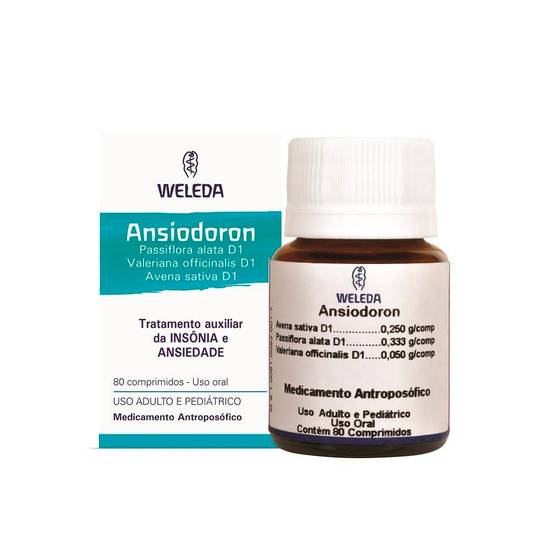 Ansiodoron weleda deals 80 comprimidos