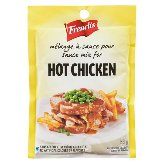 French‘s mélange à sauce pour sandwich au poulet chaud (53 g) - hot chicken gravy mix (53 g)
