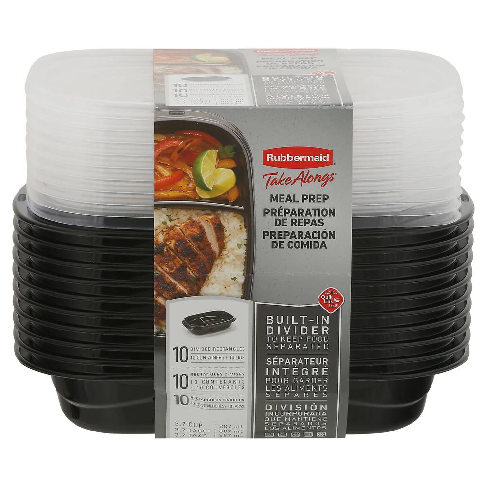 Rubbermaid Takealongs Divided Food Storage Containers ( 20 ct)