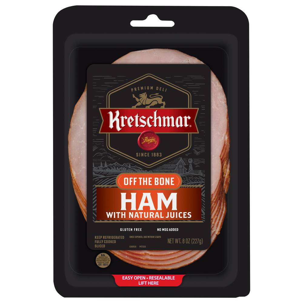 Kretschmar Ham Off the Bone Sliced (2.18 lbs)