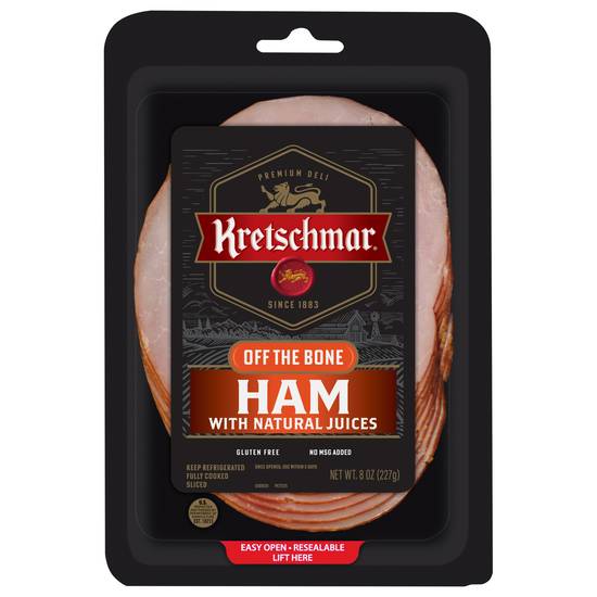 Kretschmar Ham Off the Bone Sliced (8 oz)