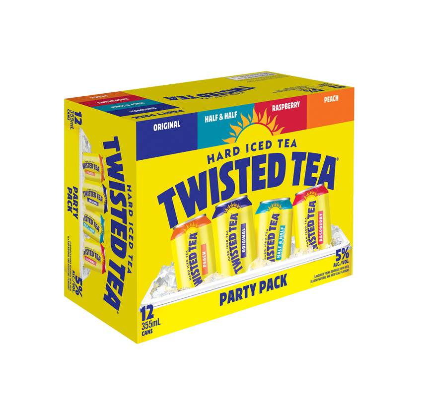 Twisted Tea Mixed Pack  (12 Cans, 355ml)