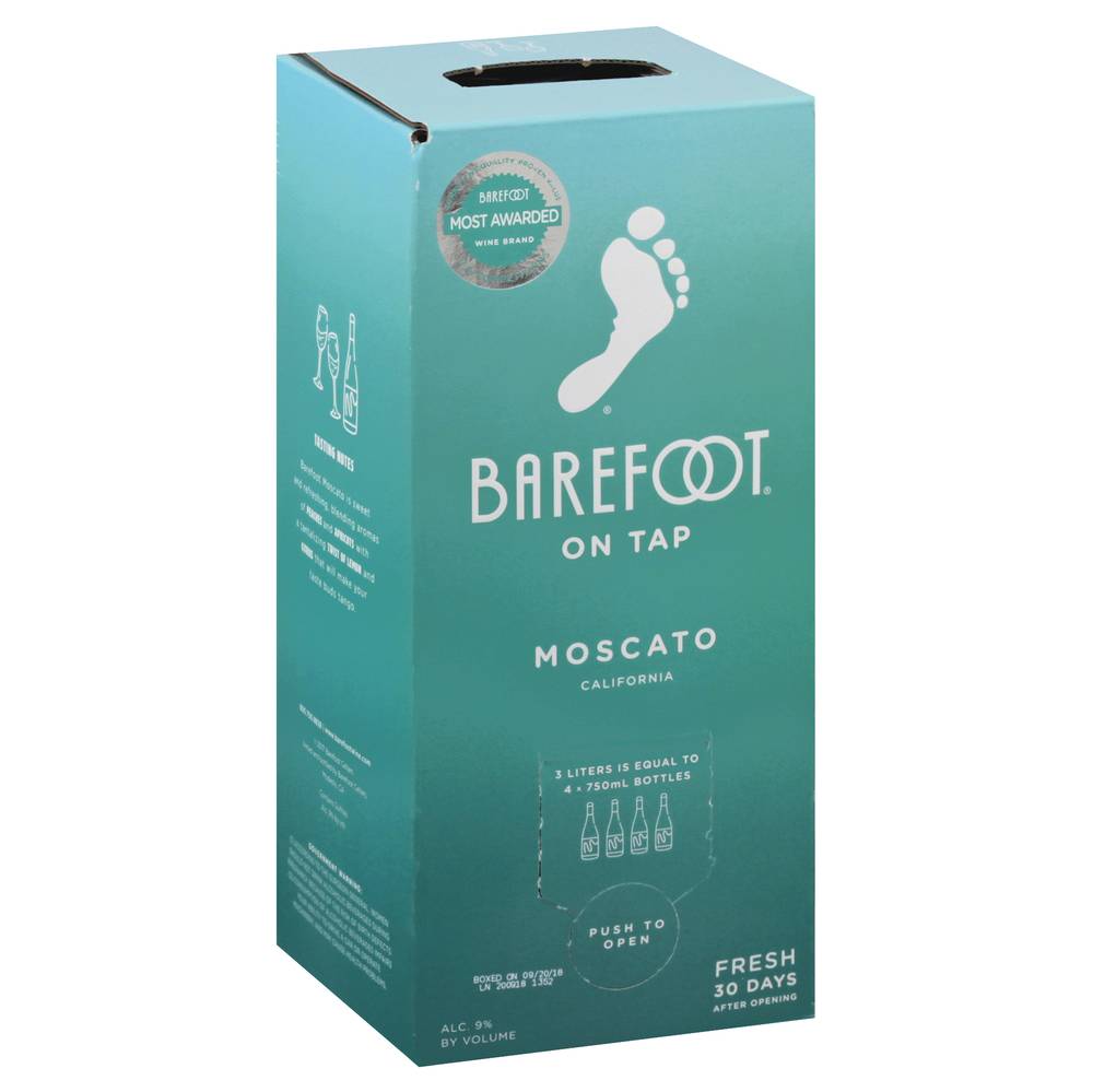 Barefoot California Moscato (3 L box)