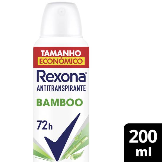 Rexona desodorante antitranspirante aerossol feminino bamboo motionsense (200 ml)