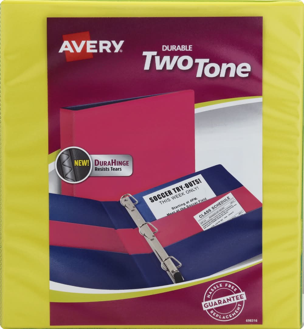 Avery 1" Two Tone Binder (12.8 oz)