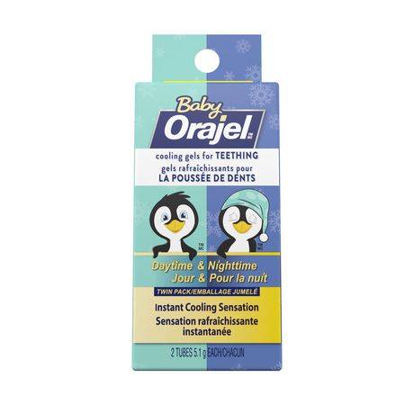 Orajel Baby Cooling Gel For Teething (5.1 g, 2 ct)