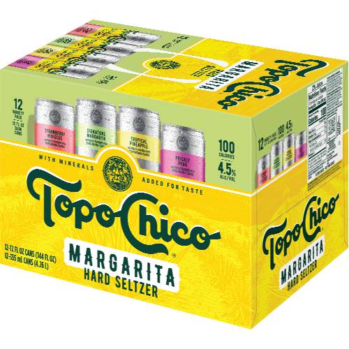 Topo Chico Agave Margarita Variety 12 Pack Cans