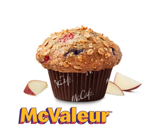 Muffin fruits et fibres [380.0 Cal]