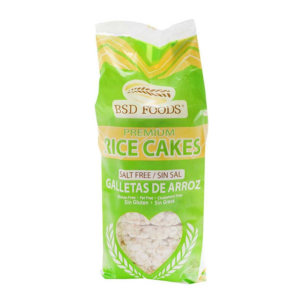 Bsd foods galletas de arroz integrales sin sal