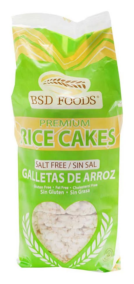 BSD Foods · Galletas de arroz integrales sin sal (72 g)
