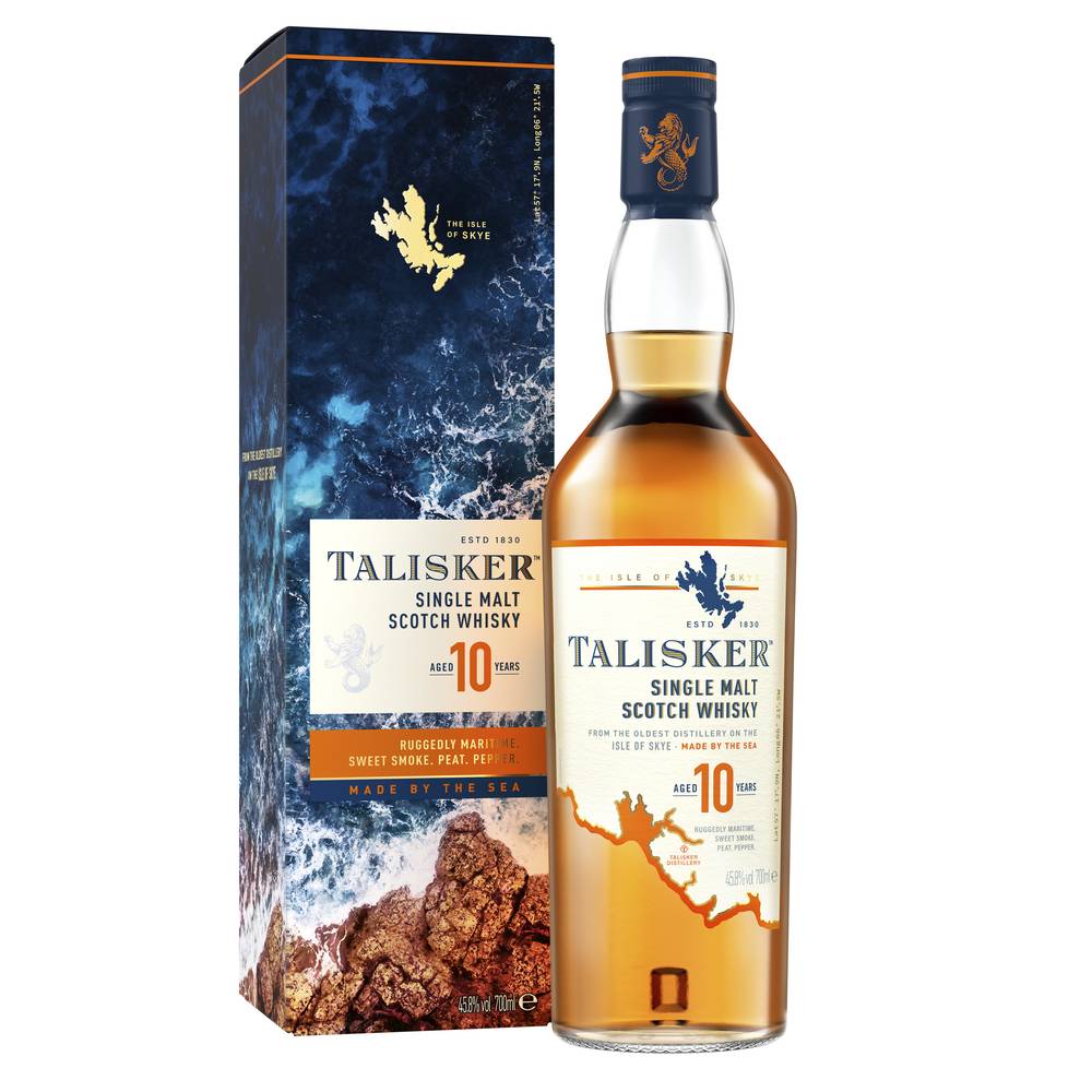 Talisker 10YO Single Malt Scotch Whisky 700ml