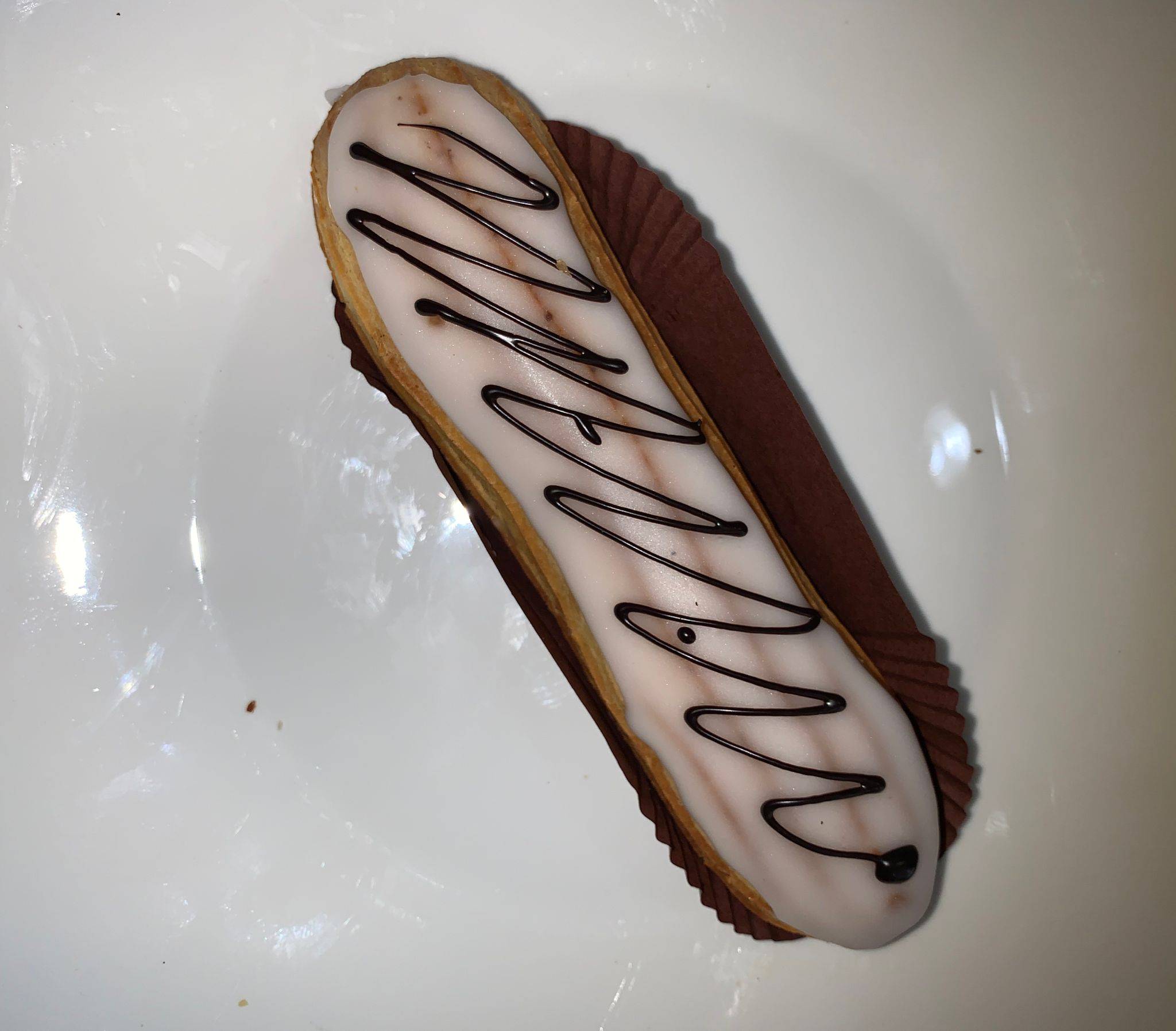 Eclair vanille spéculoos 