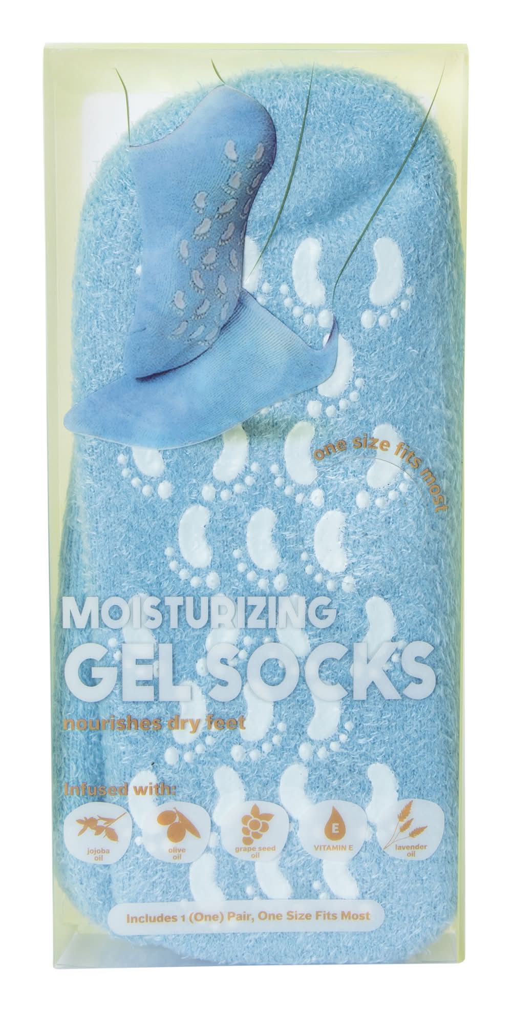 Moisturizing Gel Socks Blue