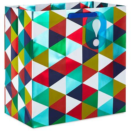 Hallmark Triangles Extra-Deep Gift Bag