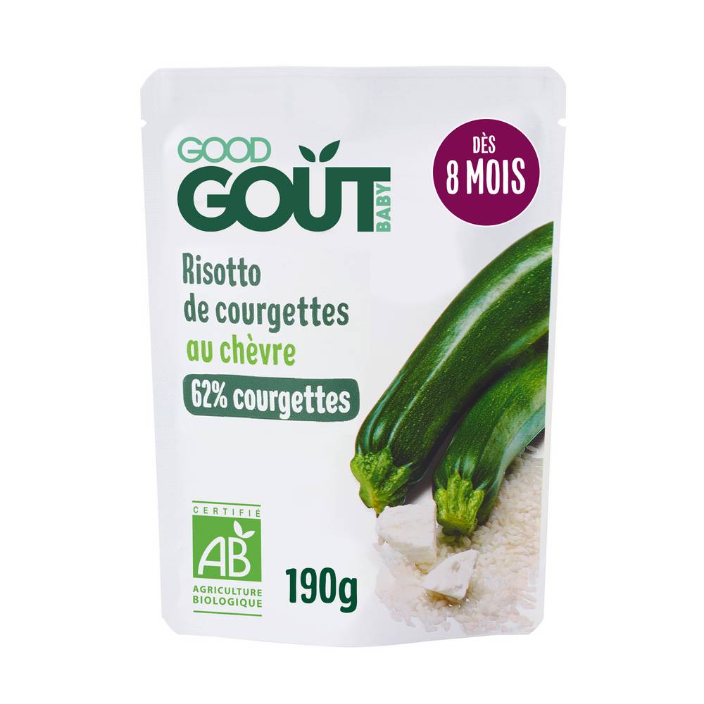 Good Goût - Risotto de courgettes au chèvre bio pour bébé