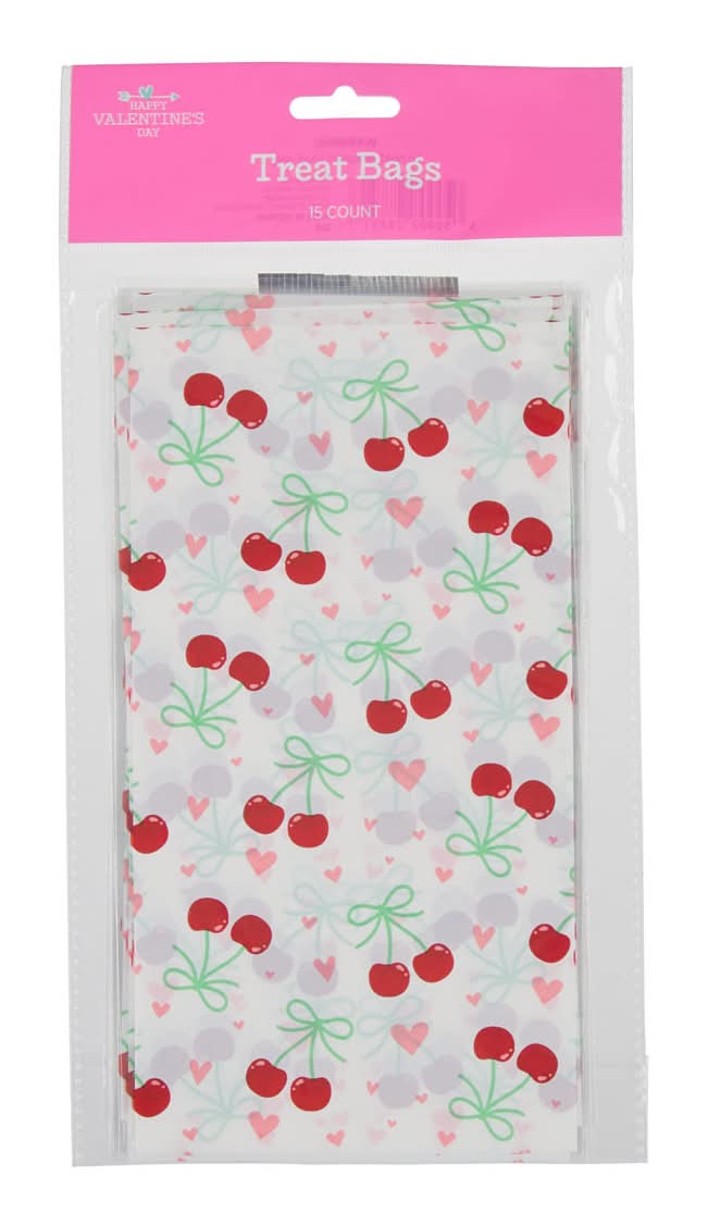 Happy Valentine'S Day Treat Bags 15 Ct Assorted