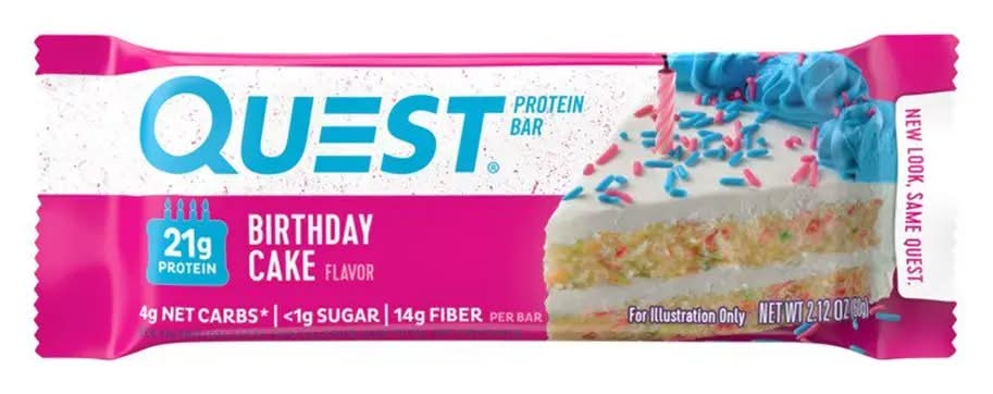 Quest Birthday Cake Protein Bar