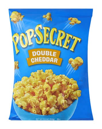 Pop-Secret Double Cheddar Popcorn Double Cheddar