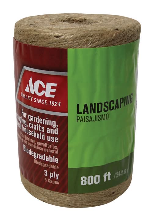 ACE 800 Ft. L Natural Braided Jute Twine