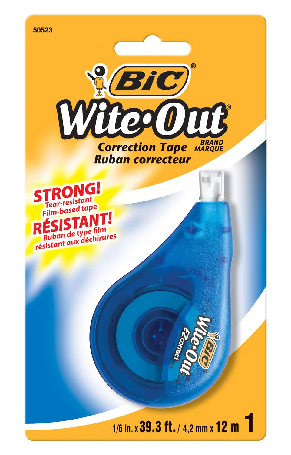 Bic Wite-Out White Correction Tape 1 Oz 1 Pk