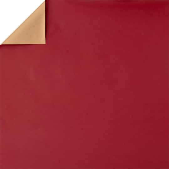 Celebrate It Kraft Gift Wrap Paper, 30x16 ft, Red