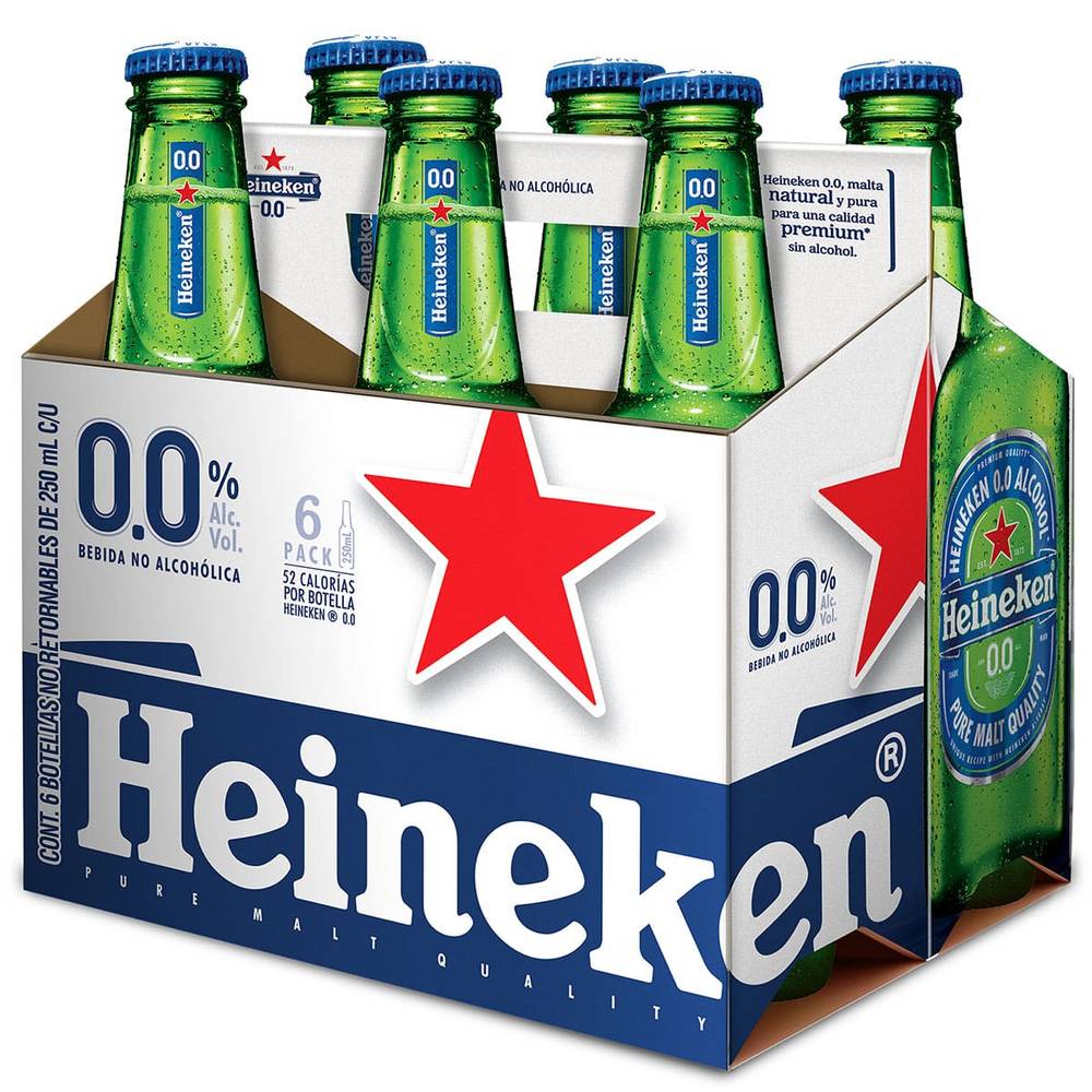 Heineken · Cerveza sin alcohol (6 x 250 ml)