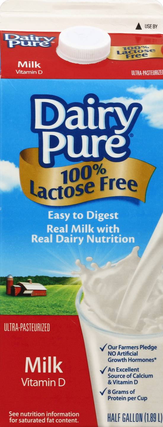 Dairypure Lactose Free Milk (1/2 gal)