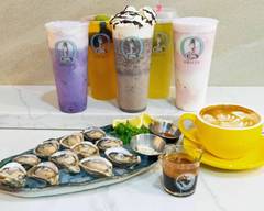 Origin cafe - Oyster Tea Coffee dessert croissant