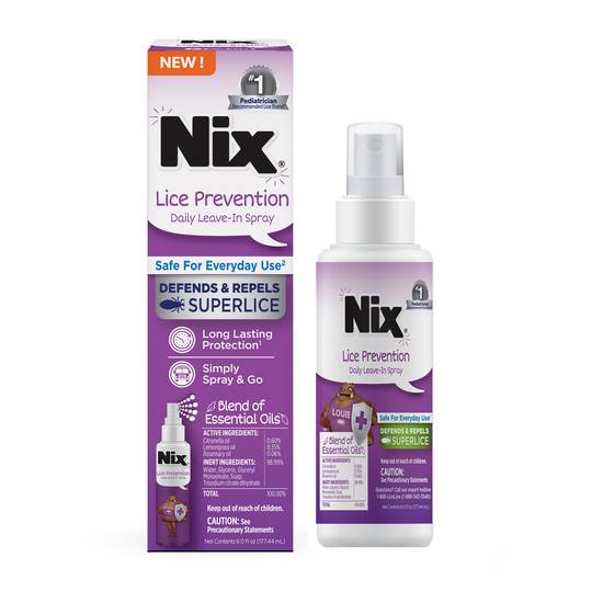 Nix Lice Prevention Daily Leave-In Spray For Repel Superlice