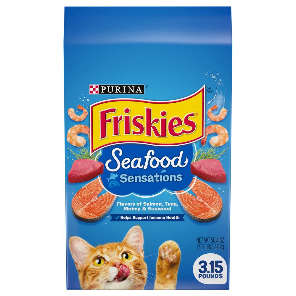 Purina Friskies Dry Cat Food (seafood sensations)