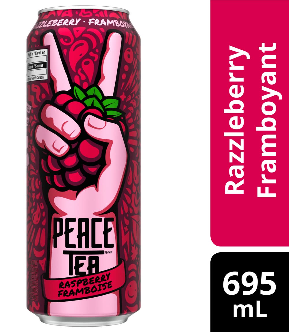 Peace Tea Flavored Iced, Raspberry (695 ml)