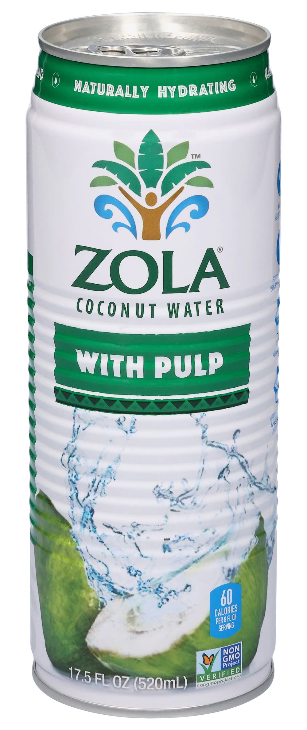 Zola Coconut Water With Pulp (17.5 fl oz)