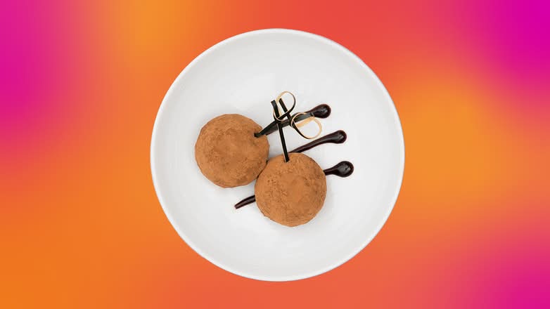 chocolate Little Moons mochi (V)