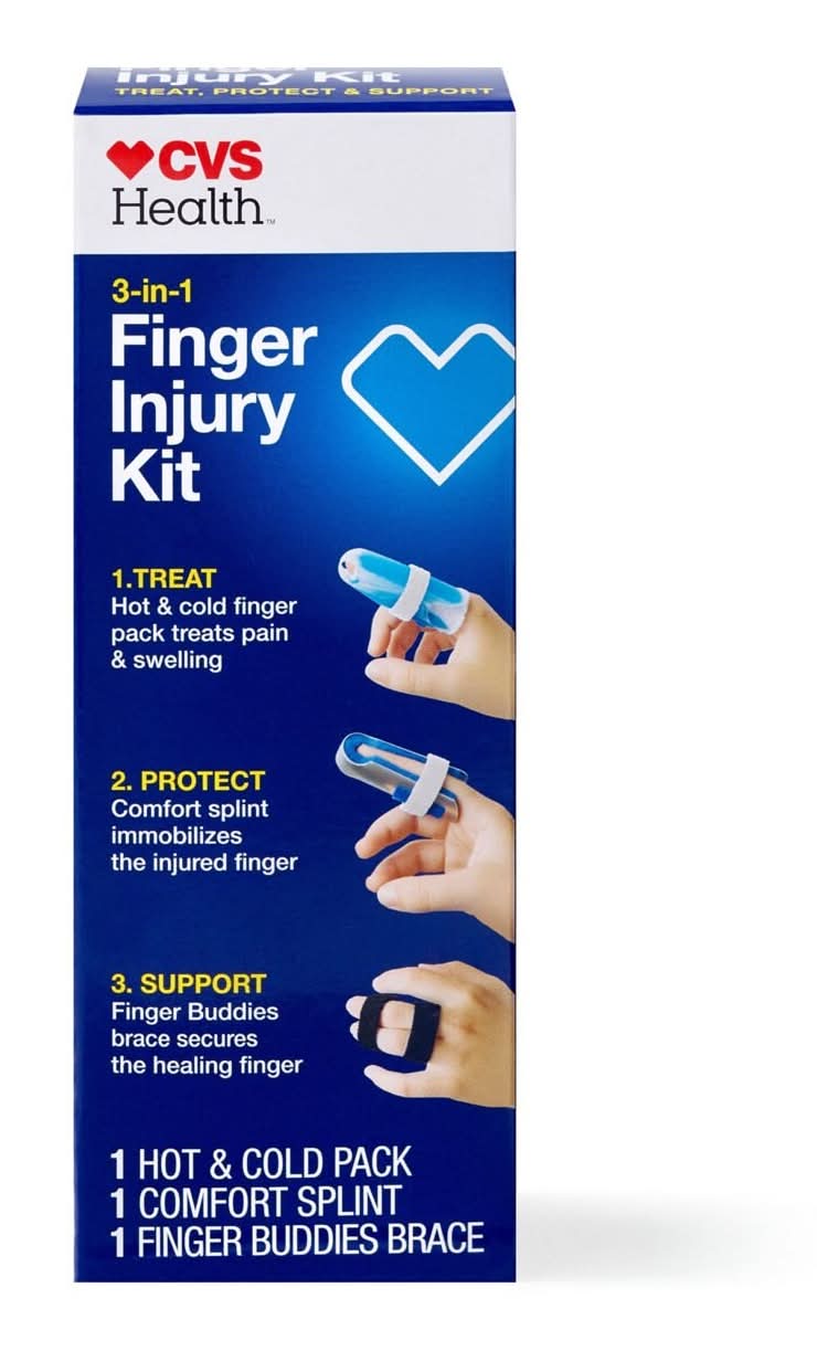 CVS Pharmacy 3 In 1 Finger Injury Kit