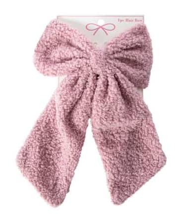 Hair Bow 1-Count Pink