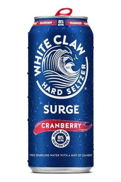 White Claw Hard Seltzer Surge Cranberry (24x 16oz cans)