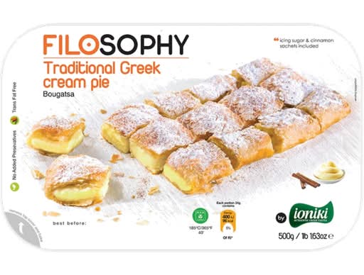 Filosophy Greek Custard Cream Pie Bougasta (500g)