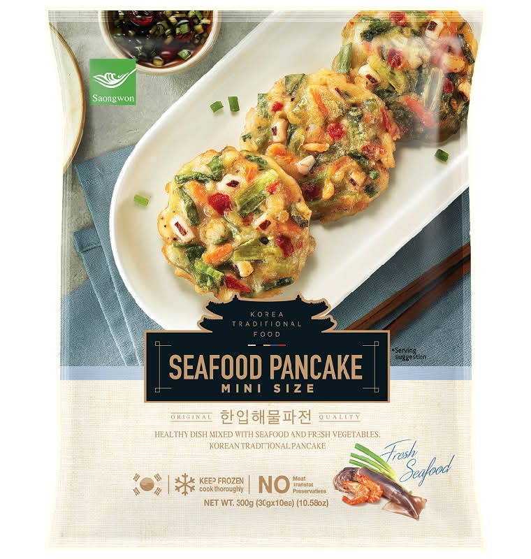 韓國Saongwon迷你海鮮煎餅 <300g克 x 1 x 1Bag包>